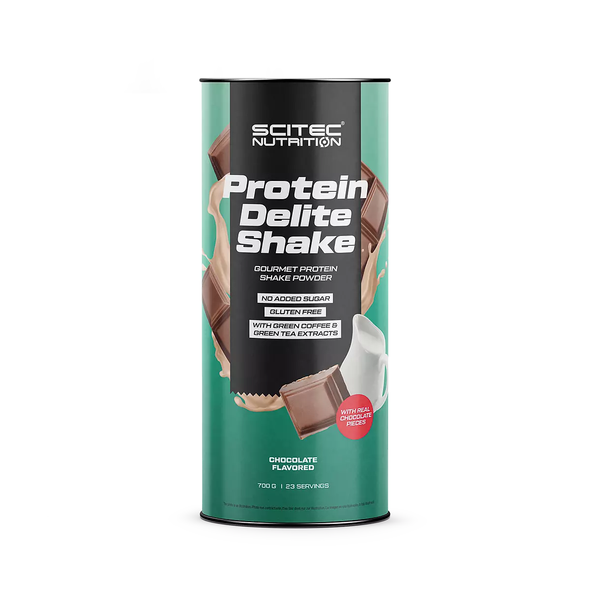 Protein Delite Shake Chocolate - Chocolate flavor protein powder by SCITEC NUTRITION